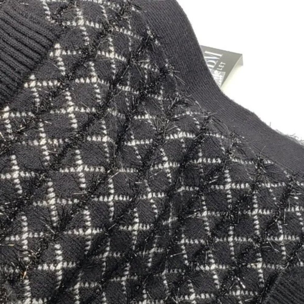 WHBM Eyelash Jacket Cardigan Sweater Top - Picture 6 of 7